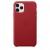 Чохол оригінальний iPhone 11 Pro Max Leather Case - Red