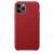 Чохол оригінальний iPhone 11 Pro Max Leather Case - Red