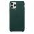 Чехол оригинальный iPhone 11 Pro Max Leather Case — Forest Green