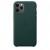 Чехол оригинальный iPhone 11 Pro Max Leather Case — Forest Green