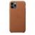 Original iPhone 11 Pro Max Leather Case – Saddle Brown