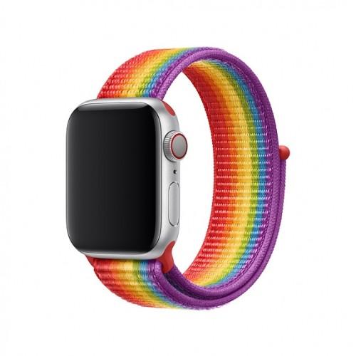 Оригинальный ремешок для Apple Watch 44mm Pride Edition Sport Loop