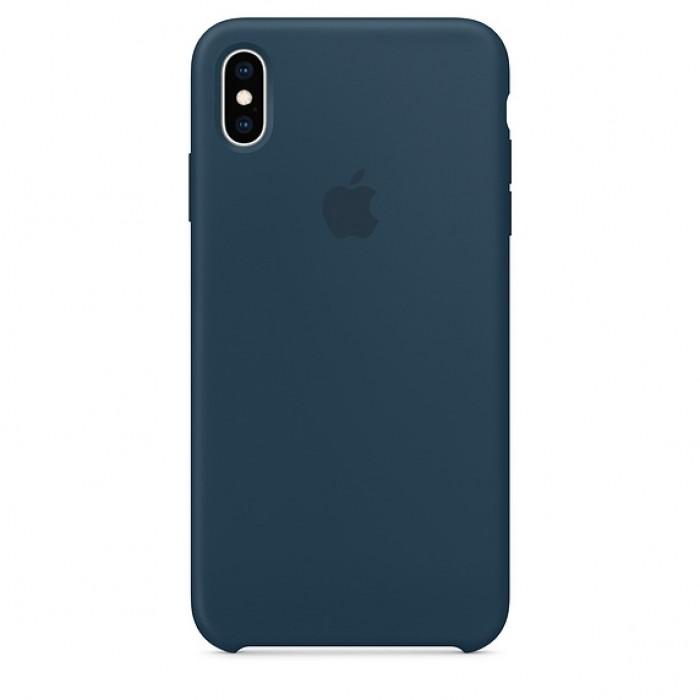 Чехол оригинальный iPhone XS Max Silicone Case — Pacific Green