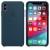 Cover original iPhone XS Max Silicone Case — Pacific Green