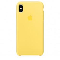 Original iPhone XS Max Silicone Case — Canary Yellow