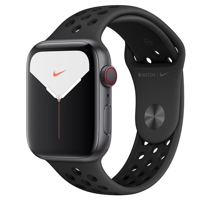Apple Watch Series 5 Nike+ 44mm GPS + LTE Space Gray Aluminum Case with Anthracite/Black Nike Sport Band