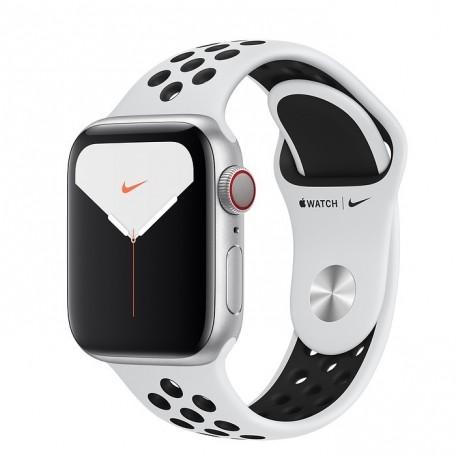 Apple Watch Series 5 Nike+ 40mm GPS + LTE Silver Aluminum Case with Pure Platinum/Black Nike Sport Band