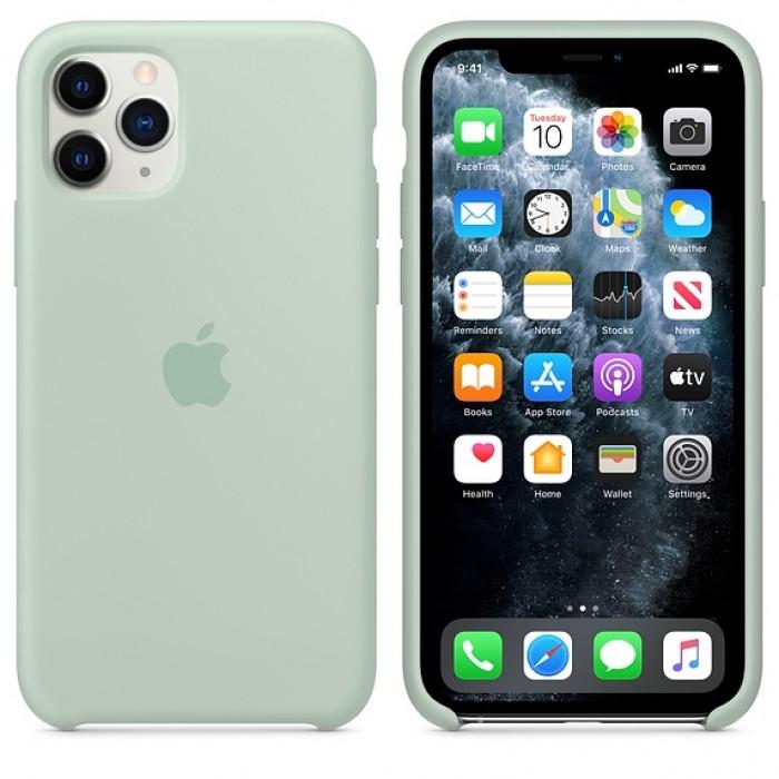 Чехол оригинальный iPhone 11 Pro Max Silicone Case — Beryl