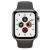 Apple Watch Series 5 44mm GPS+LTE Space Black Stainless Steel Case with Black Sport Band