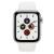 Apple Watch Series 5 44mm GPS+LTE Stainless Steel Case with White Sport Band