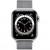 Apple Watch Series 6 40mm GPS+LTE Silver Stainless Steel Case with Silver Milanese Loop