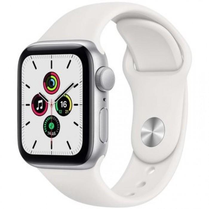 Apple WATCH SE 44mm Silver Aluminum Case with White Sport Band OPENBOX