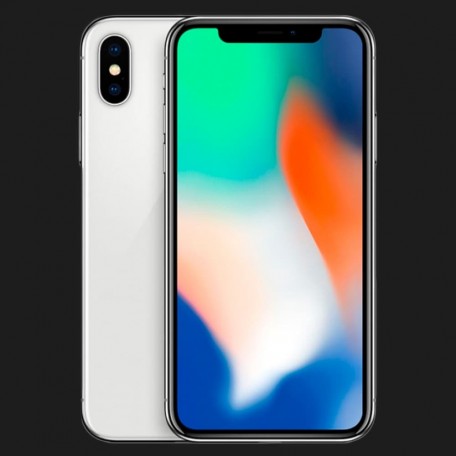 iPhone X 64 GB (argintiu)