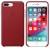 Cover original iPhone 8 Plus / 7 Plus Leather Case — (PRODUCT) RED