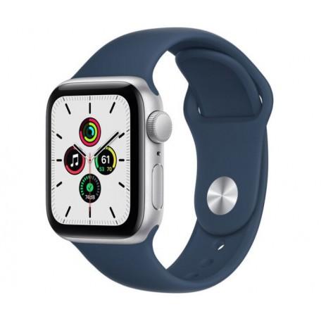 Apple WATCH SE 40mm Silver with Abyss Blue Sport Band used