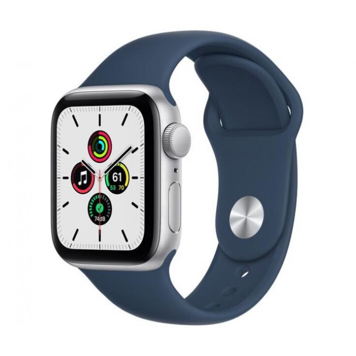 Apple WATCH SE 40mm Silver with Abyss Blue Sport Band folosit
