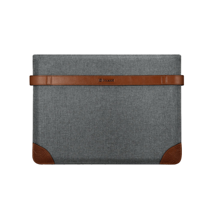 iCarer Sleeve for iPad Pro 12.9' Fabric Tablet Sleeve with Two Buttons Series [grey]