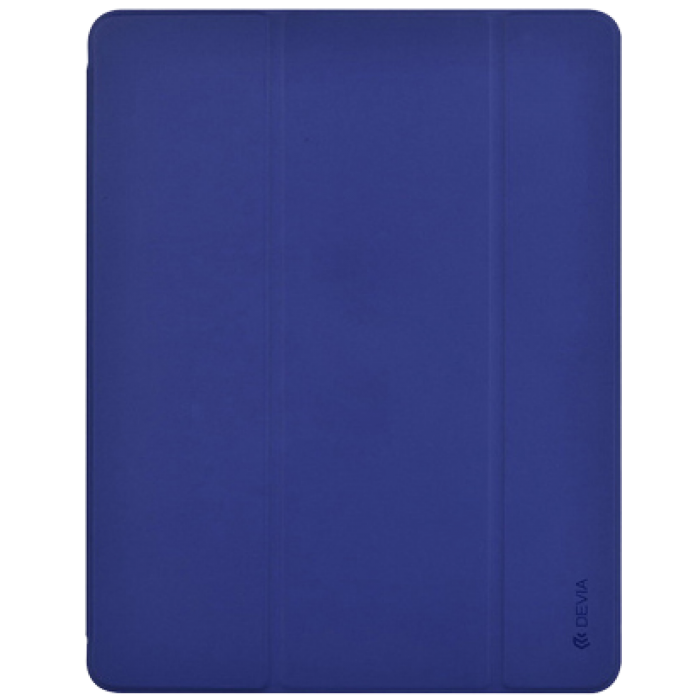 Devia Case for iPad Pro 12.9' Leather Case with Pen Holder Series [blue]