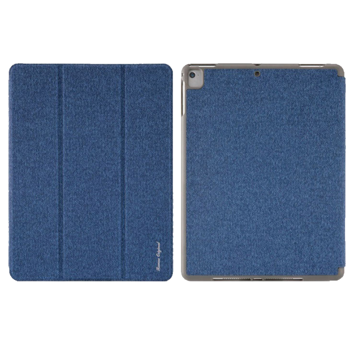 Remax Case for iPad Air2/9.7' PT-10 Leather Case with Pen Holder Series [blue]