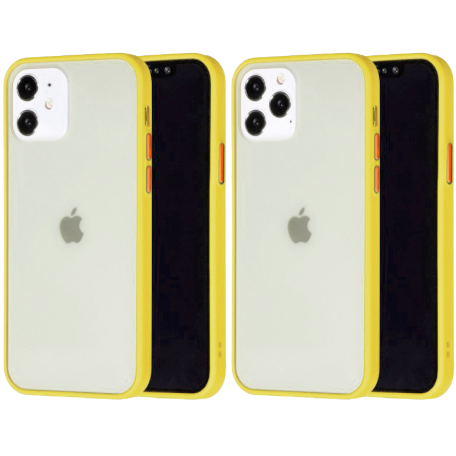 Чехол Matte для iPhone 12/12 Pro[Yellow]