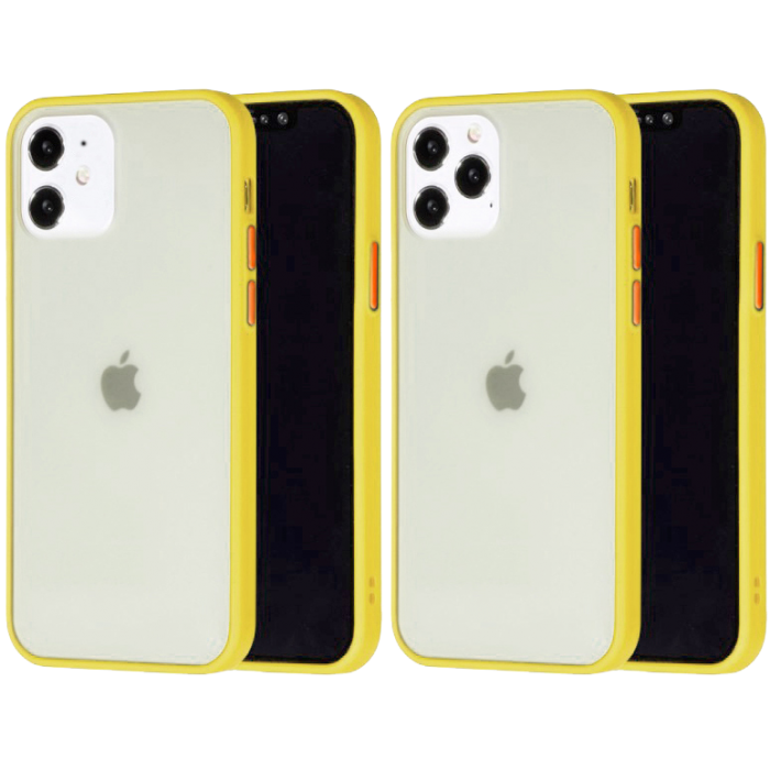 Чохол Matte для iPhone 12/12 Pro[Yellow]