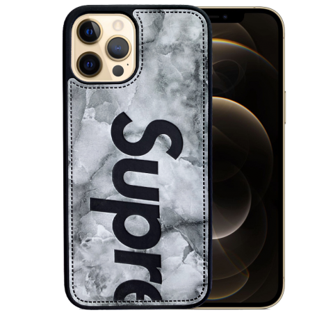 Supreme Case for iPhone 12 Pro Max[Gray]