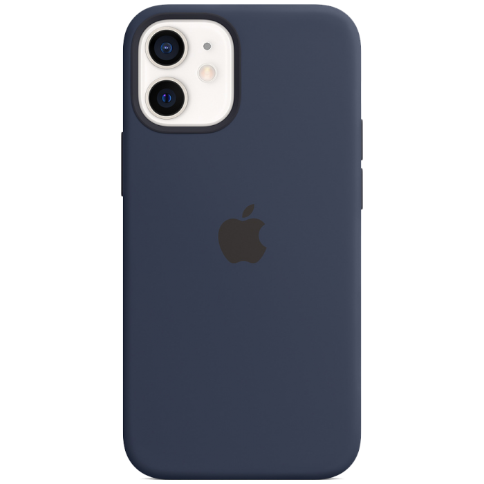 Smart Silicone Case for iPhone 12 Mini 1:1 Original[Deep Navy]