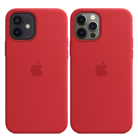 Чохол Smart Silicone Case для iPhone 12/12 Pro 1:1 Original[Red]