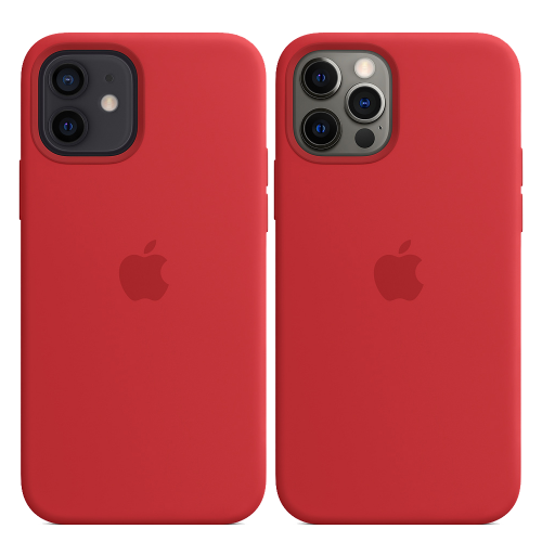 Чохол Smart Silicone Case для iPhone 12/12 Pro 1:1 Original[Red]