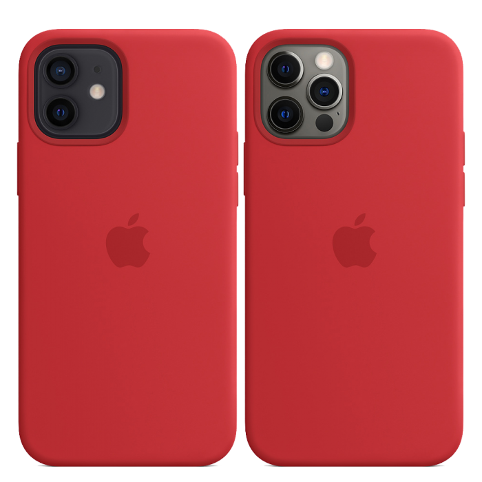 Чохол Smart Silicone Case для iPhone 12/12 Pro 1:1 Original[Red]