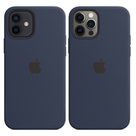 Чохол Smart Silicone Case для iPhone 12/12 Pro 1:1 Original[Deep Navy]