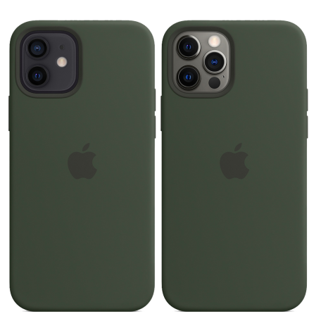 Чохол Smart Silicone Case для iPhone 12/12 Pro 1:1 Original[Cyprus Green]