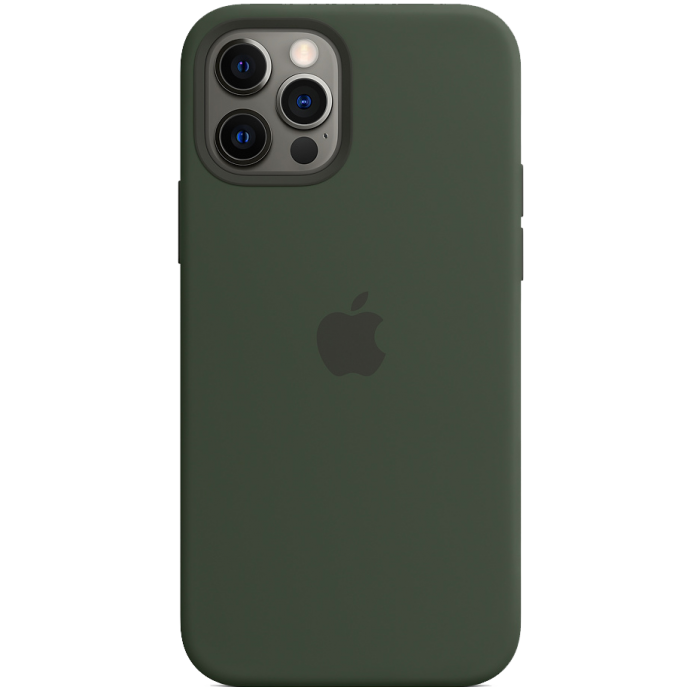 Smart Silicone Case for iPhone 12 Pro Max 1:1 Original[Cyprus Green]