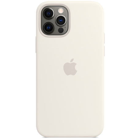 Smart Silicone Case for iPhone 12 Pro Max 1:1 Original[White]