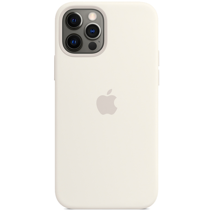 Чохол Smart Silicone Case для iPhone 12 Pro Max 1:1 Original[White]