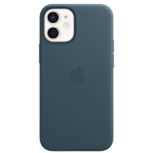 Чохол Smart Leather Case для iPhone 12 Mini with MagSafe 1:1 Original[Blue Lake]