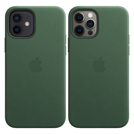 Чохол Smart Leather Case для iPhone 12/12 Pro with MagSafe 1:1 Original[Pine Green]