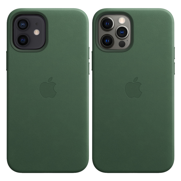 Чохол Smart Leather Case для iPhone 12/12 Pro with MagSafe 1:1 Original[Pine Green]