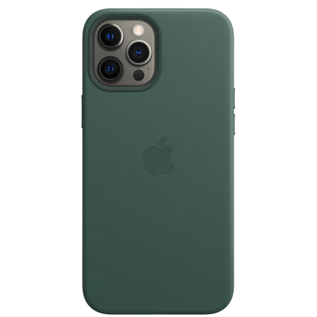 Чохол Smart Leather Case для iPhone 12 Pro Max with MagSafe 1:1 Original[Pine Green]