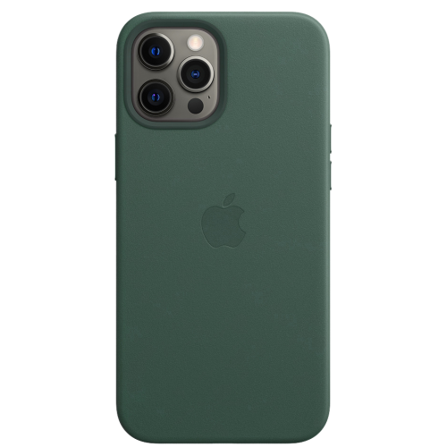 Чохол Smart Leather Case для iPhone 12 Pro Max with MagSafe 1:1 Original[Pine Green]