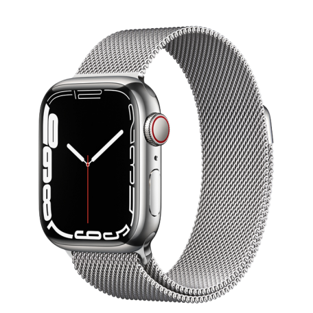 Apple Watch Series 7 41mm with Silver Stainless Steel Case