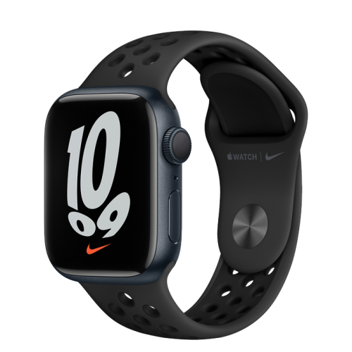 Apple Watch Series 7 Nike 41mm Midnight with Black Sport Band